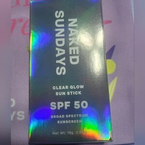 NEW: Naked Sundays SPF 50 Clear Glow Sun Stick (Dry Body Oil/Face Top Up Stick)